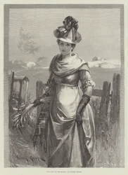 Die Dame des Herrenhauses, ein Herbstspaziergang